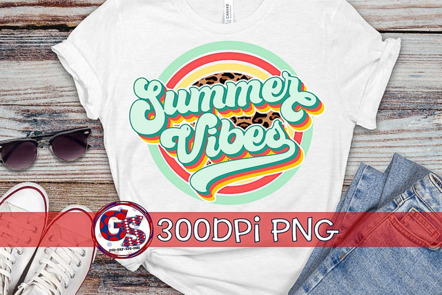 Summer Vibes PNG for Sublimation Sublimation Greedy Stitches 