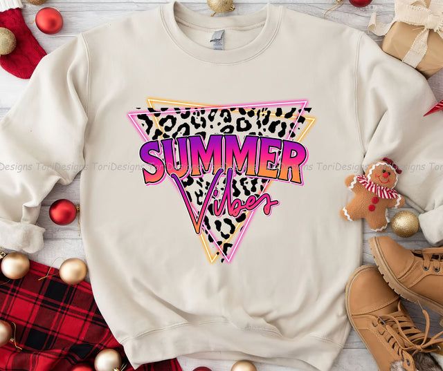 Summer Vibes Png, Summer Cheetah Png, Leopard Summer Vibes Png, Summer sublimation design, Digital download Sublimation ToriDesigns 