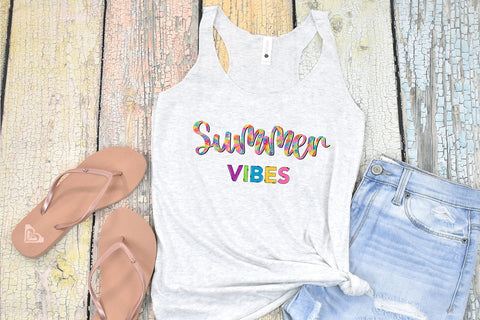 Summer Vibes PNG | Summer Sublimation Design Sublimation B Renee Design 