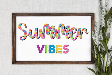 Summer Vibes PNG | Summer Sublimation Design Sublimation B Renee Design 