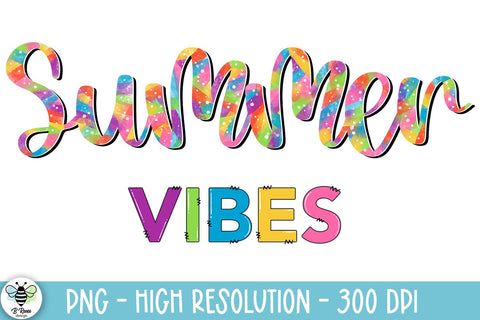 Summer Vibes PNG | Summer Sublimation Design Sublimation B Renee Design 