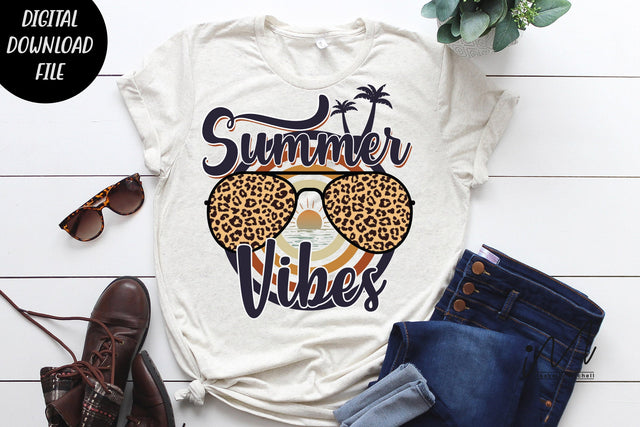 summer vibes png, summer t shirt, hello summer t shirt, beach t shirt SVG Isabella Machell 