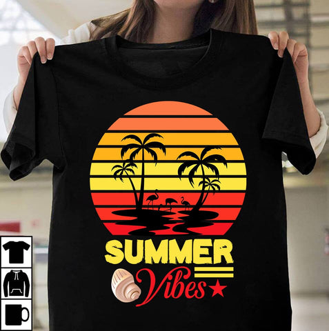 Summer Vibes Retro Sunset ,Summer Sublimation ,Summer Retro Vintage T-shirt DEsign,SUmmer SVG ,Summer Rtero T-shirt DEsign BUndle Sublimation Insomnia Std 