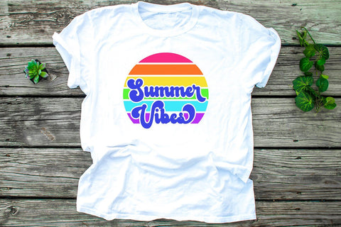 Summer Vibes Retro SVG SVG B Renee Design 