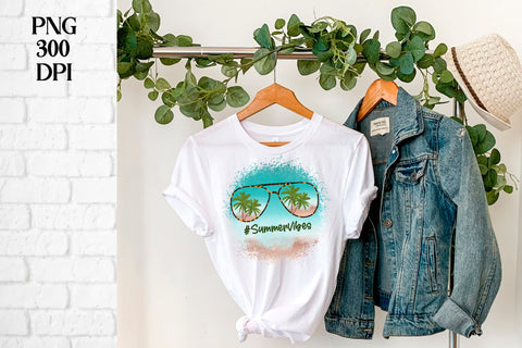 Summer vibes sublimation | Beach sublimation design Sublimation Svetana Studio 