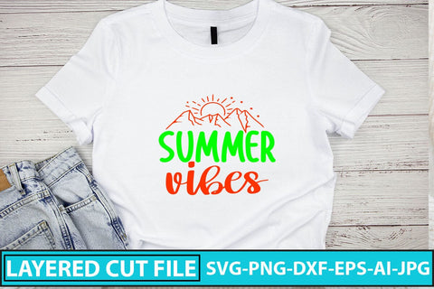 Summer Vibes SVG Cut File SVG Syaman 