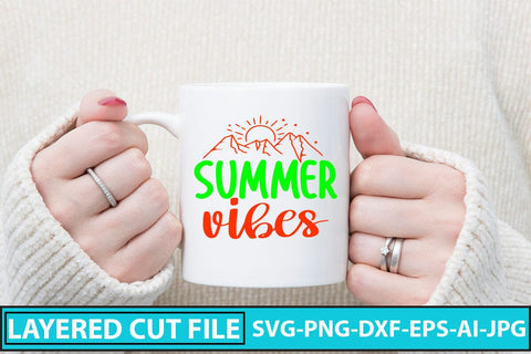 Summer Vibes SVG Cut File SVG Syaman 