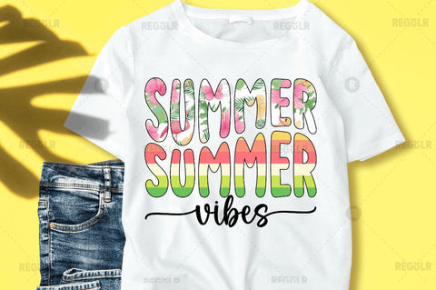 Summer vibes SVG Sublimation Regulrcrative 