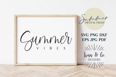 Summer Vibes Svg & Sublimation, Summer Svg, Sunshine Svg, Printable, Cricut Svg, Silhouette Designs, Digital Cut Files, JPG DXF PNG (1471175136) SVG Ivan & Co. Designs 
