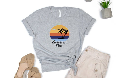 Summer vibes svg, Summer beach Illustration cut file SVG SmmrDesign 