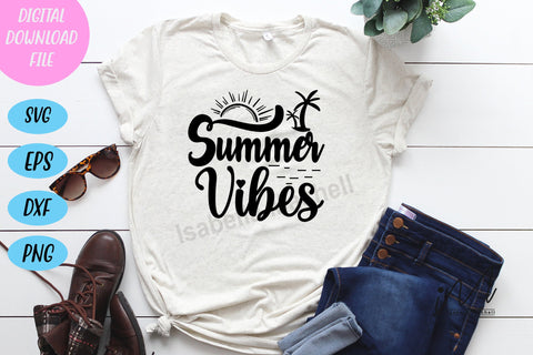 summer vibes svg, summer vibes t shirt svg,Hello summer svg, summer t shirt, summer mug svg, SVG Isabella Machell 