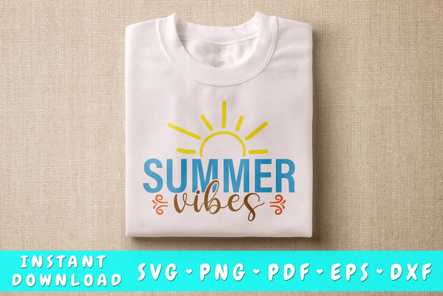 Summer Vibes SVG SVG HappyDesignStudio 