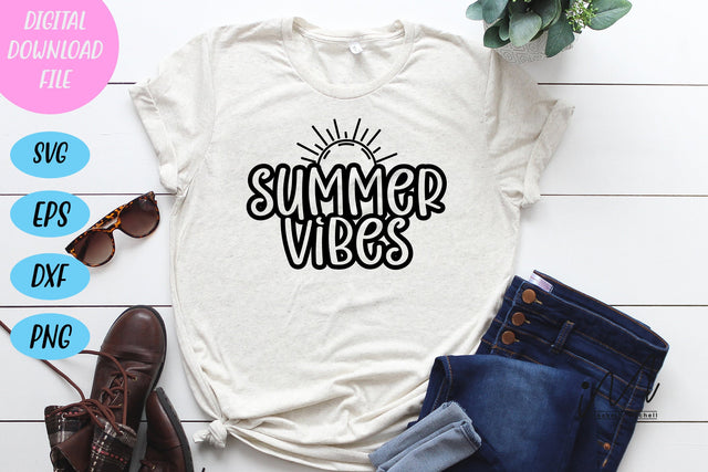 summer vibes t shirt svg, Hello summer svg, summer t shirt, summer mug svg, SVG Isabella Machell 