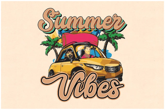 Summer Vibes Truck Sublimation Sublimation Jagonath Roy 