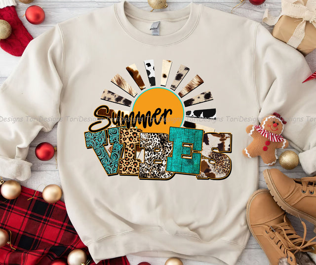 Summer Vibes, Western Png, Western Design, Summer Sublimation Design, Summer Digital Download, Summer Design Sublimation ToriDesigns 