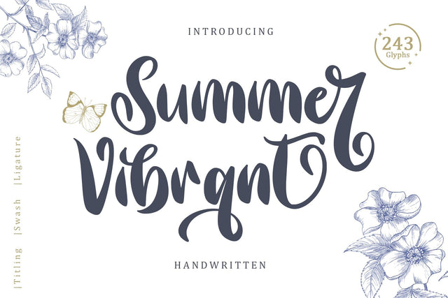 Summer Vibrant Font Sakha Design Studio 