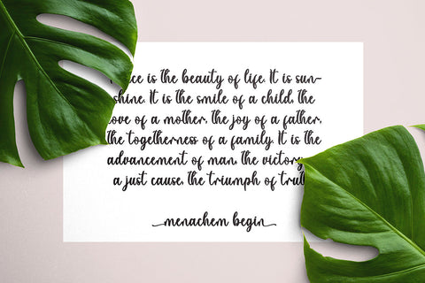 Summer View Font Prasetya Letter 