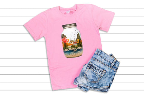 Summer View in Jar Sublimation Sublimation Regulrcrative 