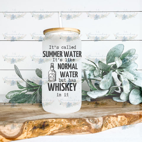 Summer Water - Liquor Bottles Sublimation 1-6 Homemades 