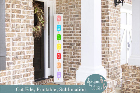 Summer Welcome Sign SVG Designs by Jolein 