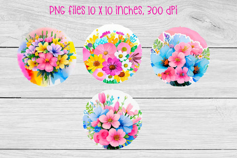 Summer wind spinner sublimation | Flower wind spinner Sublimation Svetana Studio 