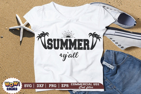 Summer y all svg, Summer svg, Beach svg, Png, Dxf SVG Wowsvgstudio 
