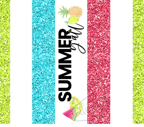 Summer Y'all | 20oz Tumbler | Summer Sublimation Sublimation DIYxe Designs 