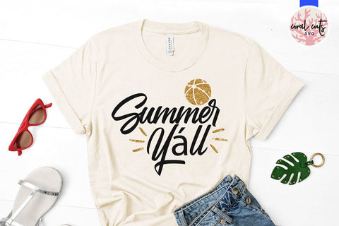 Summer Yall – Summer SVG EPS DXF PNG SVG CoralCutsSVG 