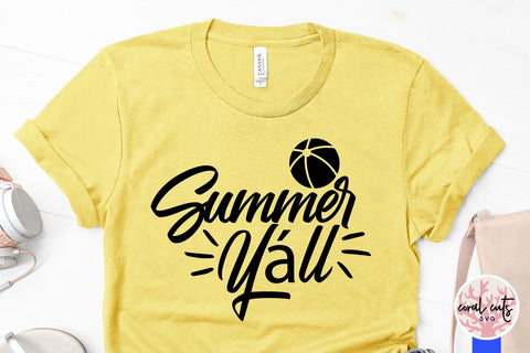 Summer Yall – Summer SVG EPS DXF PNG SVG CoralCutsSVG 
