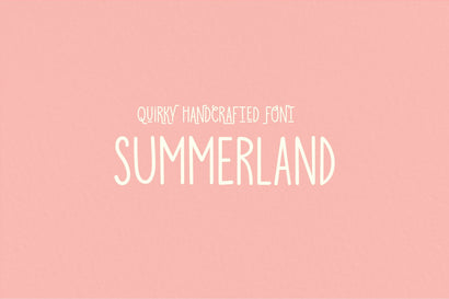 Summerland Font Sunday Nomad 