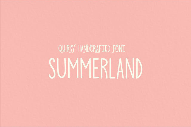 Summerland Font Sunday Nomad 