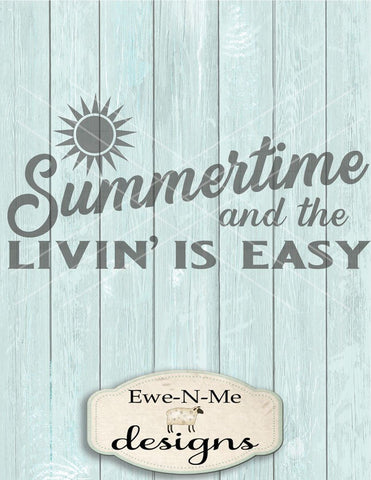 Summertime - Cutting File SVG Ewe-N-Me Designs 