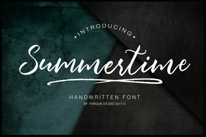 Summertime Font Fargun Studio 