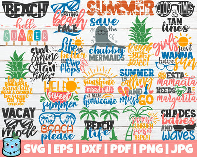 Summertime SVG Bundle SVG MintyMarshmallows 