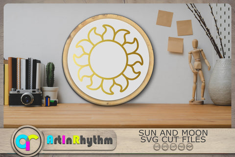 Sun and moon svg, Moon Clipart, Sun Clipart, Celestial Svg, Sun Svg, Moon Clipart SVG Artinrhythm shop 
