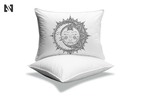 Sun and Moon Svg, Sun Mandala Svg, Moon Mandala Svg SVG Pinoyart Kreatib 
