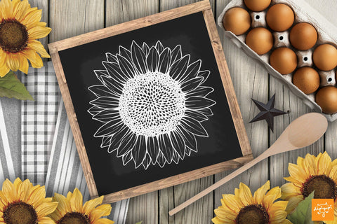 Sun Flower and Honey Bee Clipart Bundle SVG dapiyupi store 