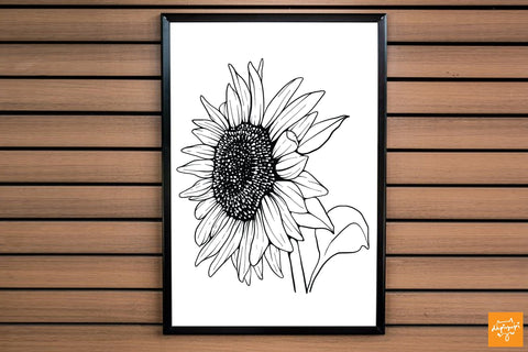 Sun Flower and Honey Bee Clipart Bundle SVG dapiyupi store 