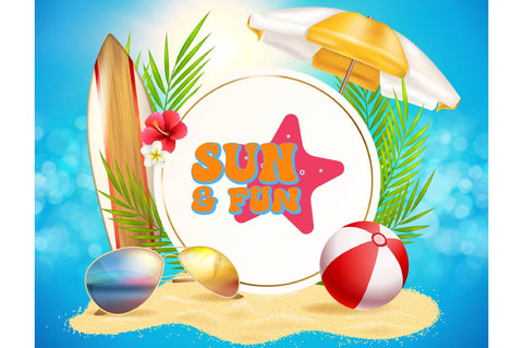 sun & fun SVG designartist 