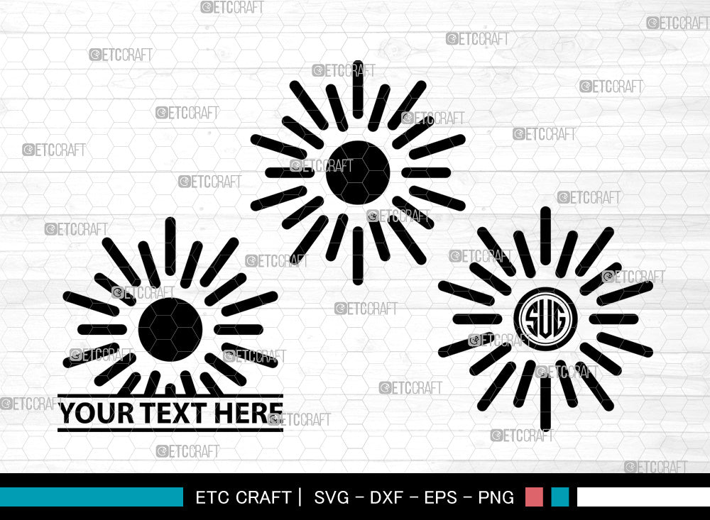 Sun Icons Monogram, Sun Svg, Sunshine Svg, Suns, Sunlight, Sun Monogram ...