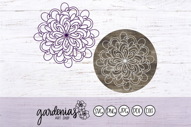 Sun Loop Circle SVG Gardenias Art Shop 