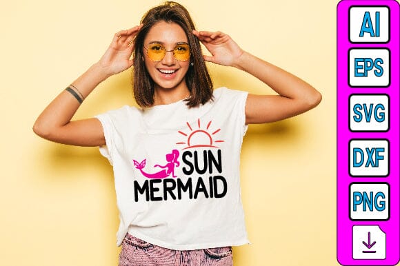 Sun Mermaid SVG Craftlabsvg24 