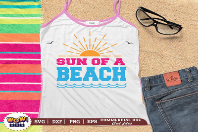 Sun of a beach svg, Summer svg, Beach svg, Png, Dxf SVG Wowsvgstudio 