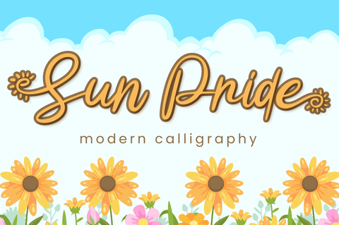 Sun Pride Font Attype studio 