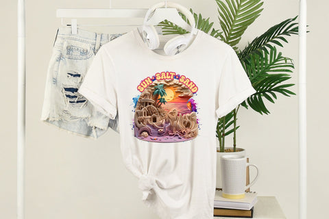 Sun Salt Sand PNG Sublimation Design Sublimation CraftLabSVG 