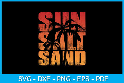 Sun Salt Sand PNG Sublimation Printable File SVG Creativedesigntee 
