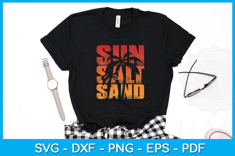 Sun Salt Sand PNG Sublimation Printable File SVG Creativedesigntee 