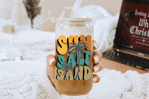 Sun Salt Sand Summer Sun PNG Bundle SVG Pickled Thistle Creative 