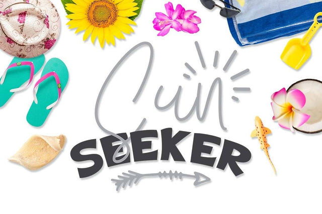 Sun seeker | Summer cut file SVG TheBlackCatPrints 