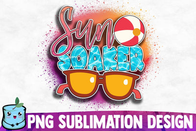 Sun Soaker Sublimation Design Sublimation MintyMarshmallows 